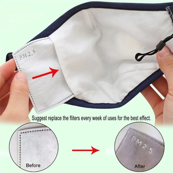 Washable Adult Face Mask #04 - 2 Filters - Picture 6 of 8